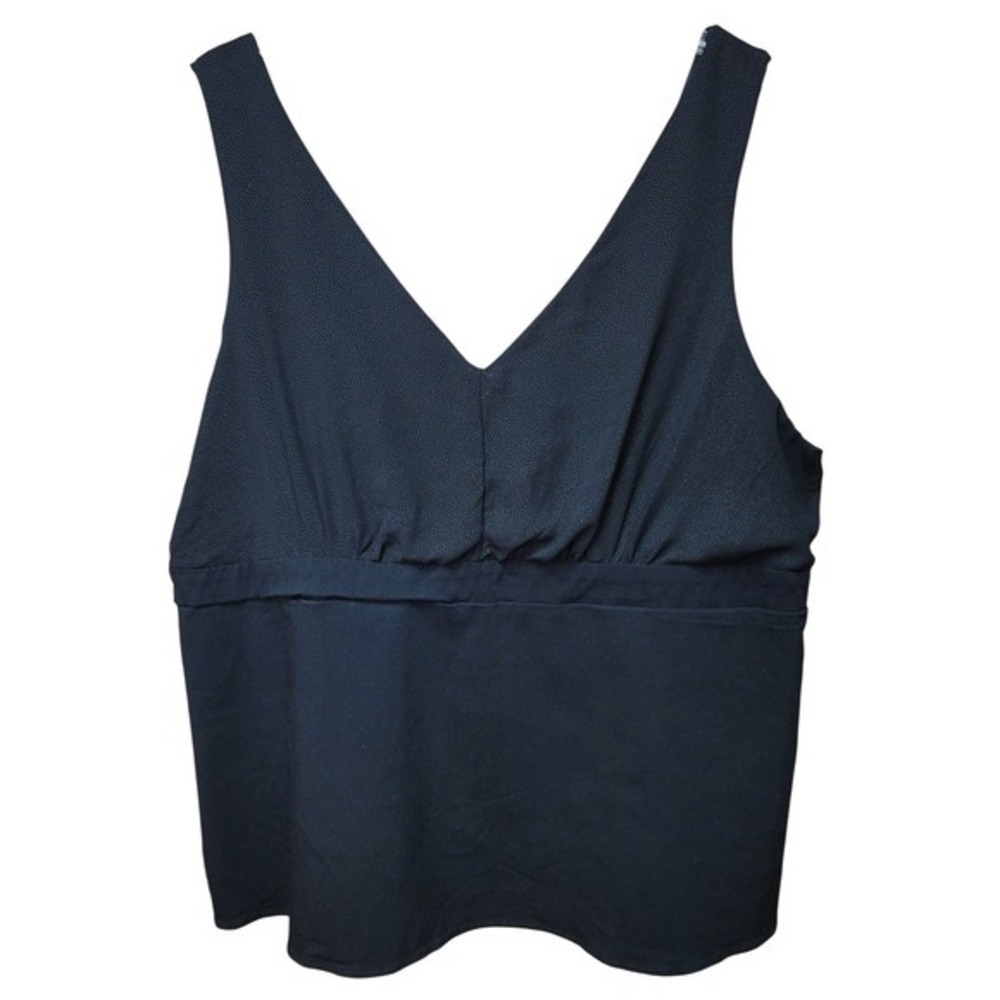Torrid Black V Neck Empire Waist Milkmaid Top Sz 3 Whimsigoth Y2K Witchy Holiday